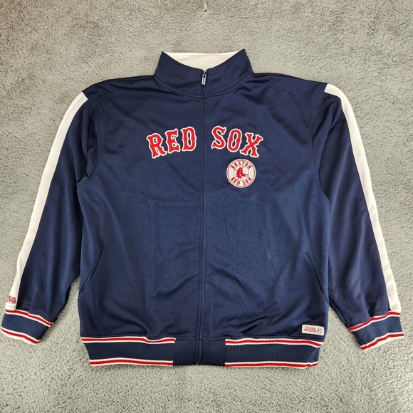 Stitches Other - Boston Red Sox Stitches Athletic Gear Track Jacket Mens XL Blue